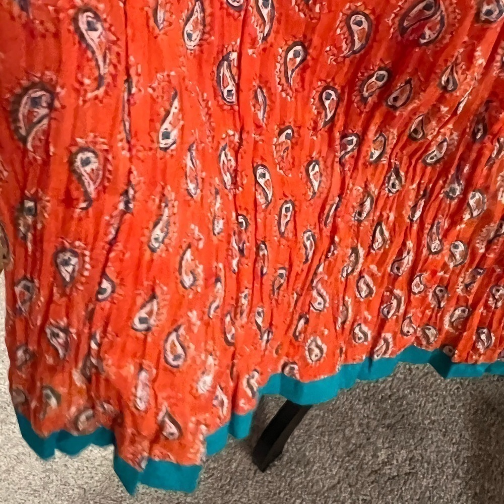 Evergreen smocked strapless boho coverup versatile dress - Picture 4 of 6